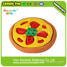 Eraser della cancelleria di promozione di forma dell&#39;alimento della pizza 3d (completa)